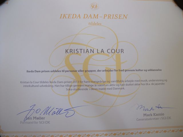 Ikeda Dam Prisen 2013